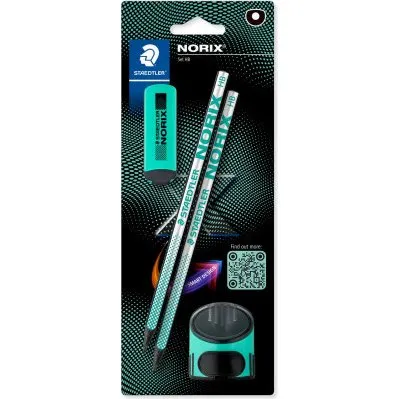 Staedtler NORIX HB skrivest, bl (2 stk)