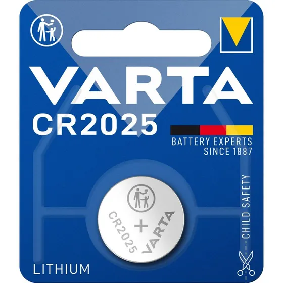 Varta CR2025 3V 170mAh lithium knapcelle