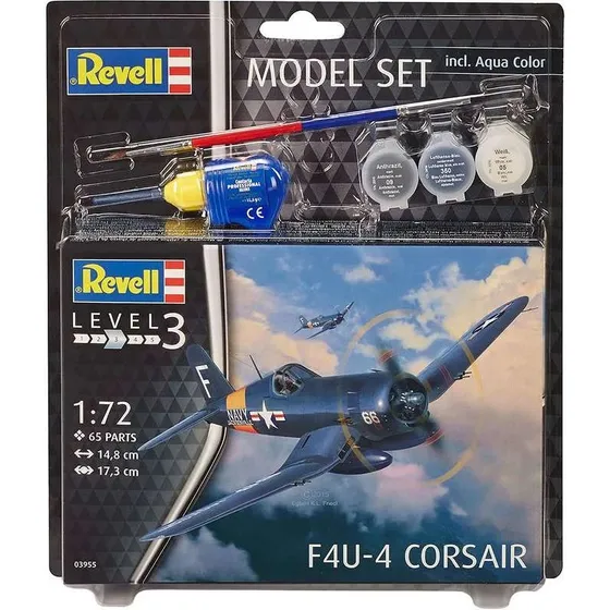 Revell F4U-4 Corsair 1:72 byggest (65 dele)