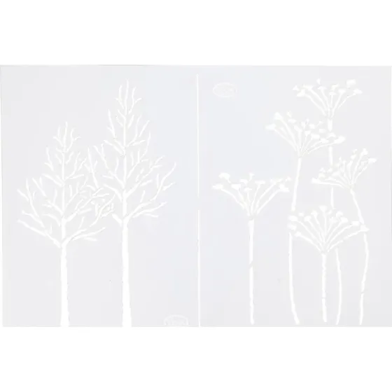 Uden mrke Stencil Efterr A4 210x297 mm, 1 stk.