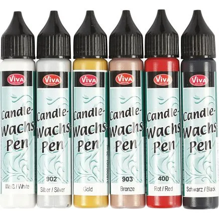 Lysvoks Standardfarver 6x25 ml