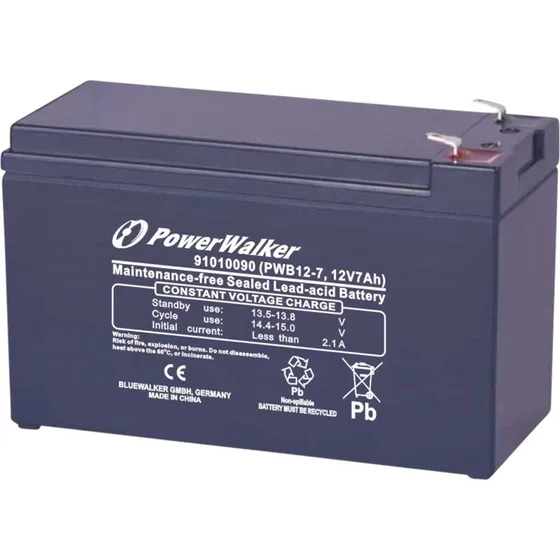 BlueWalker PWB12-7 VRLA 12V 7Ah UPS-batteri
