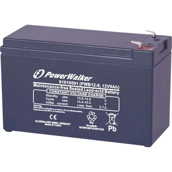 BlueWalker PWB12-9 12V 9Ah AGM UPS-batteri