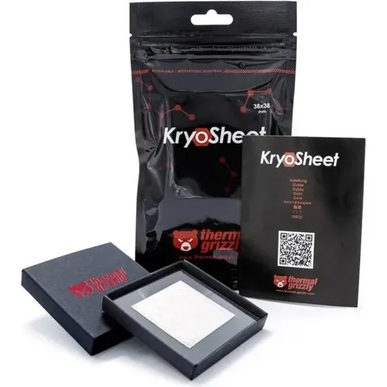 Thermal Grizzly KryoSheet grafen termisk pad 38×38×0,2 mm