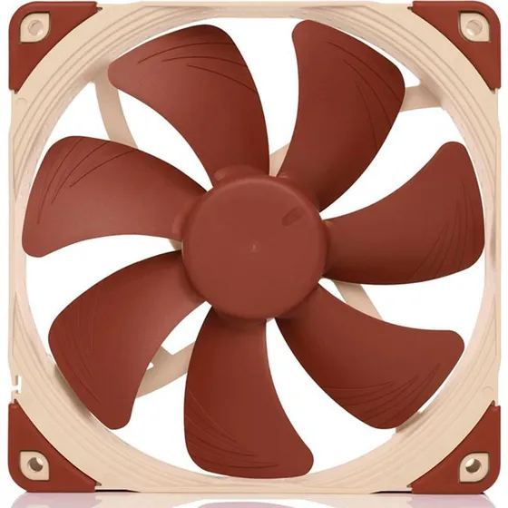 Noctua NF-A14 FLX 140mm kabinetblser (brun) - 19 dBA