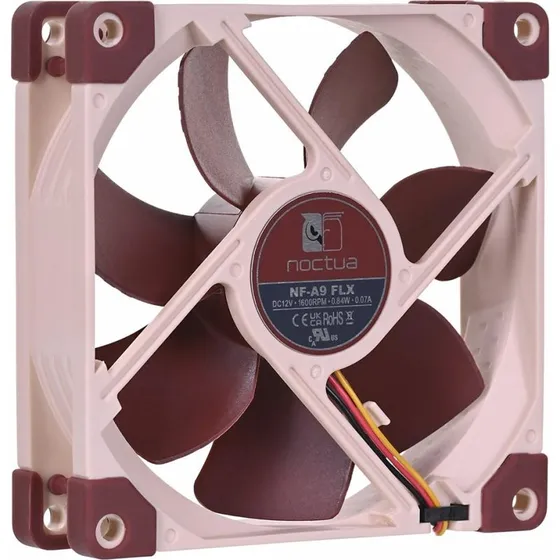 Noctua NF-A9 FLX 92 mm kabinetblser  beige/brun