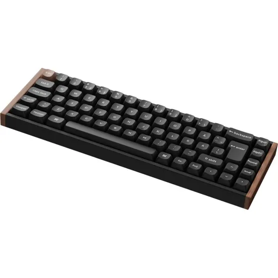 Keychron K6 HE SE 65% Trådløst Gamingtastatur - Nordisk, Sort/Træ