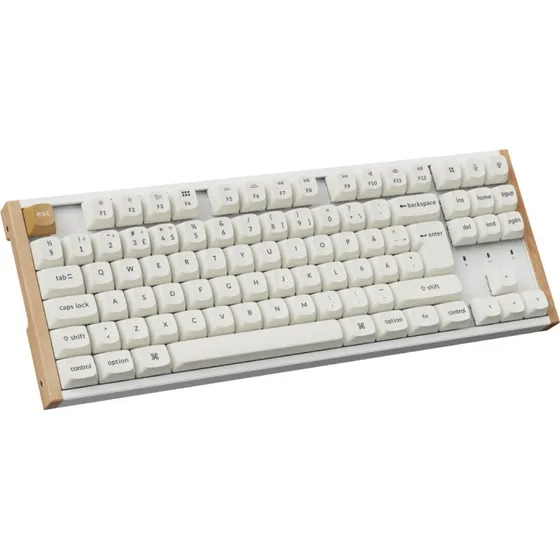 Keychron K8 HE SE TriMode TKL Nordisk  Hvid, Gateron Purple