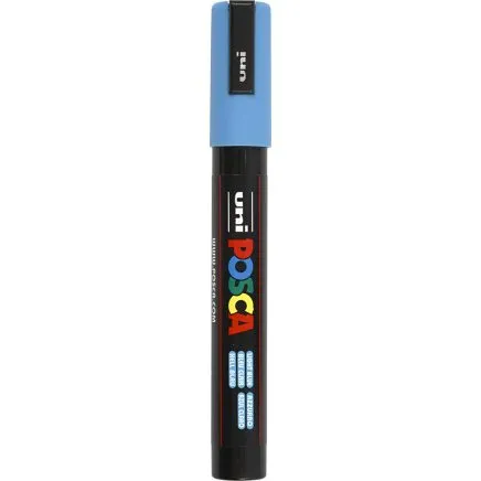 Uni Posca PC-5M paintmarker, lys bl (2,5 mm)