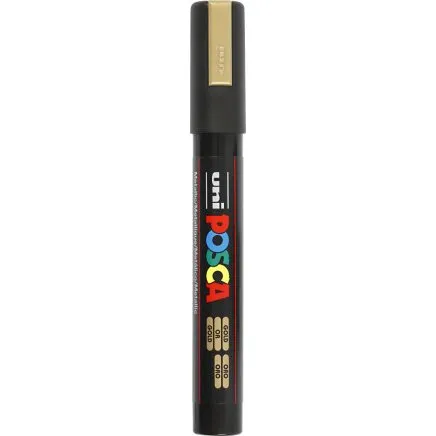 Uni Posca PC-5M guldfarvet (medium, 2,5 mm)