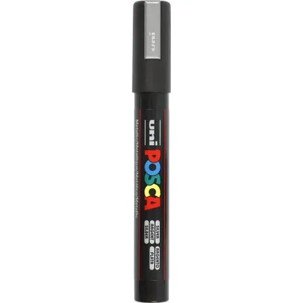 Uni Posca PC-5M paintmarker 2,5 mm  slv