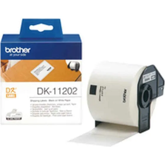 Brother DK-11202 termiske forsendelsesetiketter 62  100 mm (300 stk)