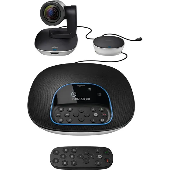 Logitech GROUP videokonferencepakke - Full HD med mikrofon og hjtaler