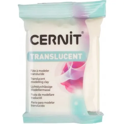 Cernit Translucent Selvlysende modellervoks 56 g
