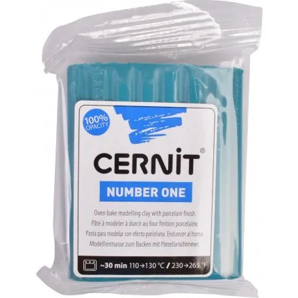 Cernit Modellervoks Unicolor 230 Petroleumsbl 56 g