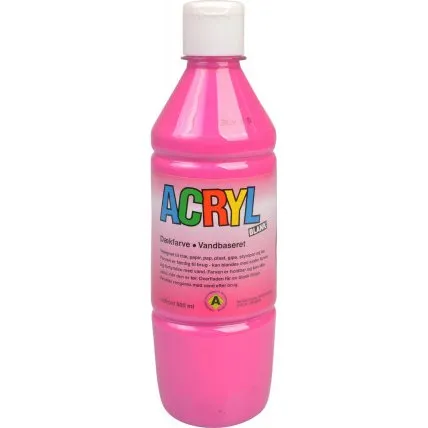Fantasy Color Akrylmaling Pink 500 ml (blank)