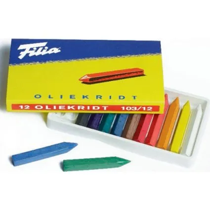 Filia Oliekridt 12 stk - Assorterede farver