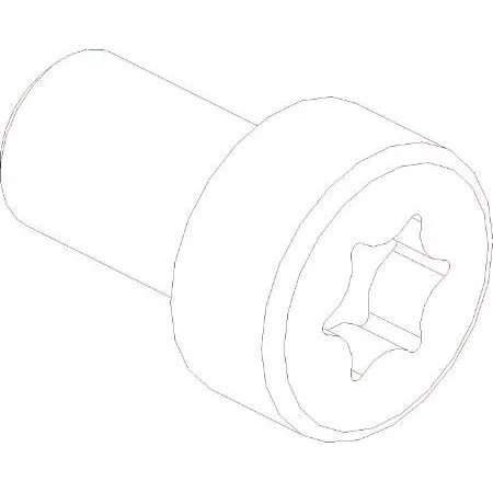 Cubic Cylinderskrue Torx 6x10 mm (3101-0610)