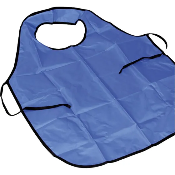 Ukendt mrke - Forklde til brn, str. 8+ r, krave, 70 cm, bl