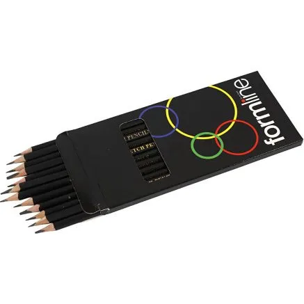 Uden Mrke Tegneblyantst 2x12 stk B4H