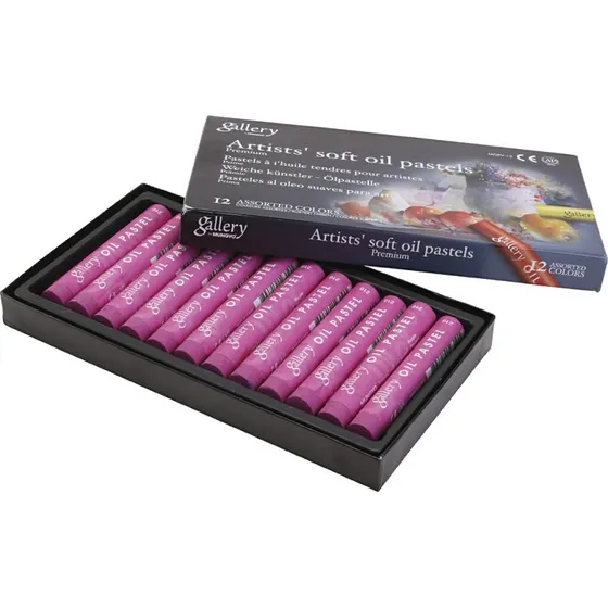 Gallery Artists Oliepastel purpur 12 stk (7 cm, 11 mm)