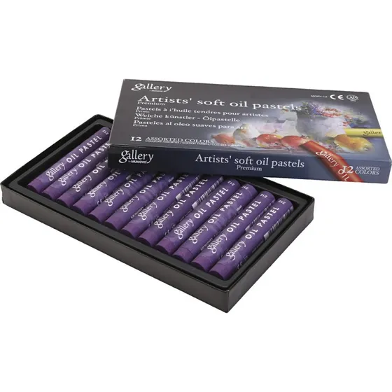 Gallery Artists Soft Oliekridt 12 stk.  Violet