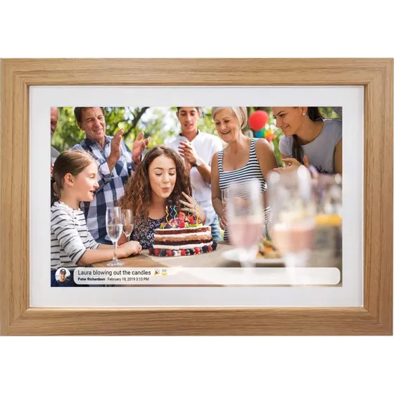 Denver PFF-1543LW 15,6" Full HD Wi‑Fi fotoramme – lys eg