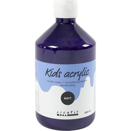 A-color Akrylmaling Mat, violet 500 ml