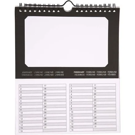 Evighedskalender 19x23 cm, 180 g - 5 stk.