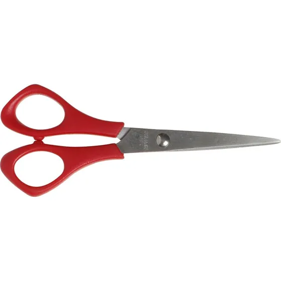 Uden mærke Skolesaks L 14 cm – spids, venstrehåndet