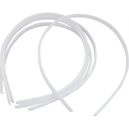 Hrbjle 8 mm hvid, 20 stk