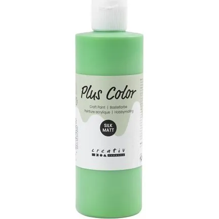 Plus Color Hobbymaling, bright green, 250 ml