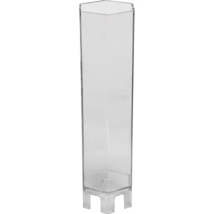 Lysstbeform sekskant 17053 mm, transparent