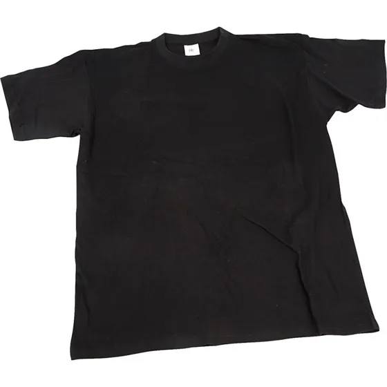 Blank T-shirt til maling 40 cm, str. 7-8 r  sort