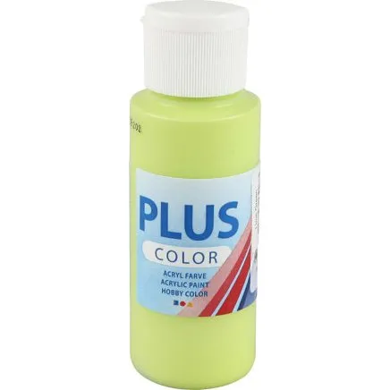 Plus Color Hobbymaling limegrn 60 ml