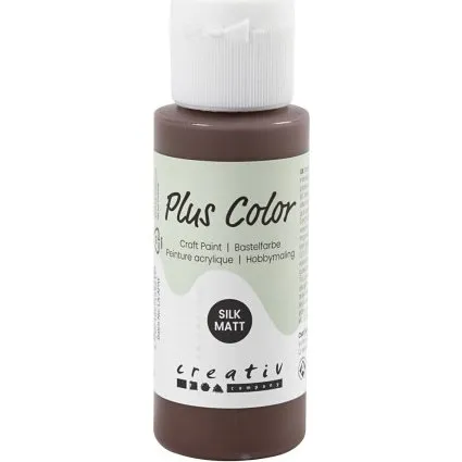 Plus Color Hobbymaling 60 ml - Chokolade