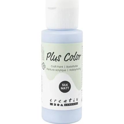 Plus Color Hobbymaling, lysebl, 60 ml