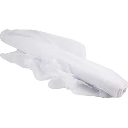 Organza stof 50 cm x 10 m, hvid