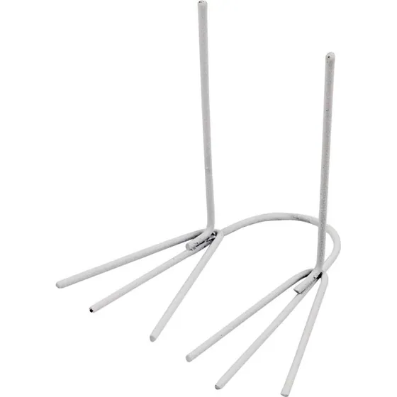 Fuglefdder og kyllingefdder 4,52,5 cm hvid  20 par