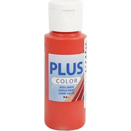 Plus Color Hobbymaling Brilliant Red 60 ml