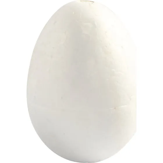 Uden mrke Styroporg 6 cm hvid - 5 stk