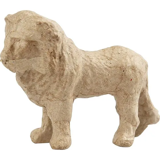 Papmach Lve - H 9 x L 13 cm, 1 stk