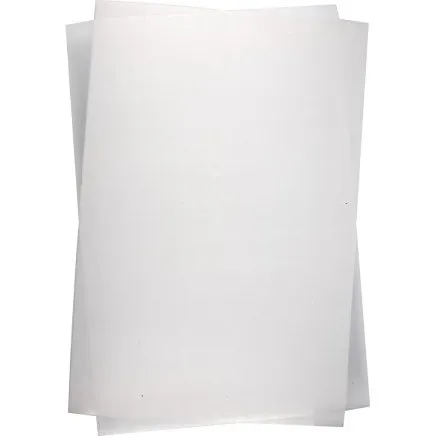 Krympeplast 20x30 cm 0,3 mm blank transparent, 100 ark