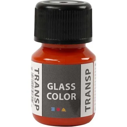 Glass Color Transparent glasmaling, orange 30 ml