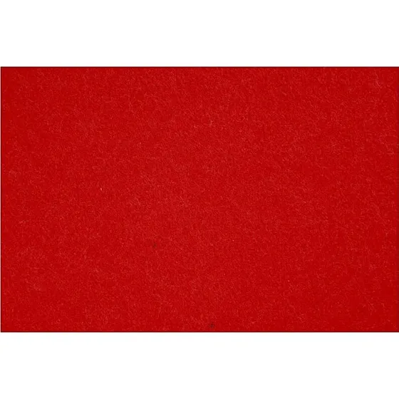 Hobbyfilt 42x60 cm - 3 mm - Rød (1 ark)