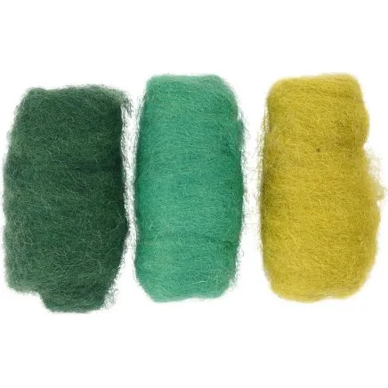 Kartet Uld, Grøn/Turkis Harmoni 3x10 g