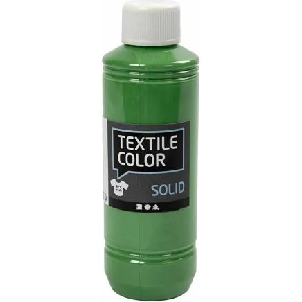 Textile Solid dækkende tekstilmaling 250 ml – brilliantgrøn
