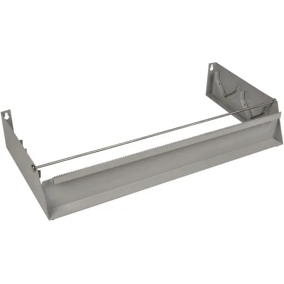 Universal dobbelt filmdispenser, sølv, 45 cm