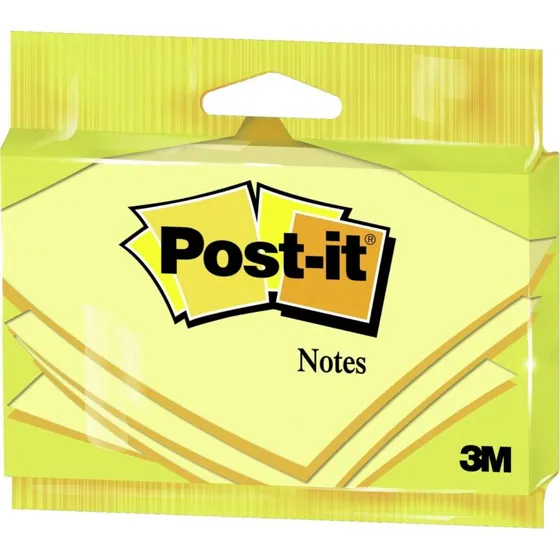 3M Post-it Notes 6830GB 76x127 mm, gul, 100 ark