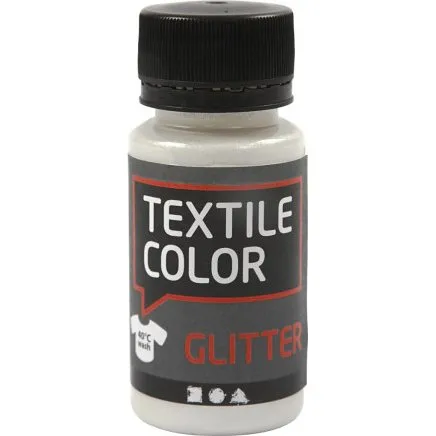 Textile Color Glitter transparent 50 ml